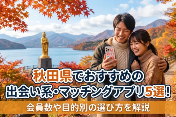 秋田県でおすすめの出会い系・マッチングアプリ5選！会員数や目的別の選び方を解説